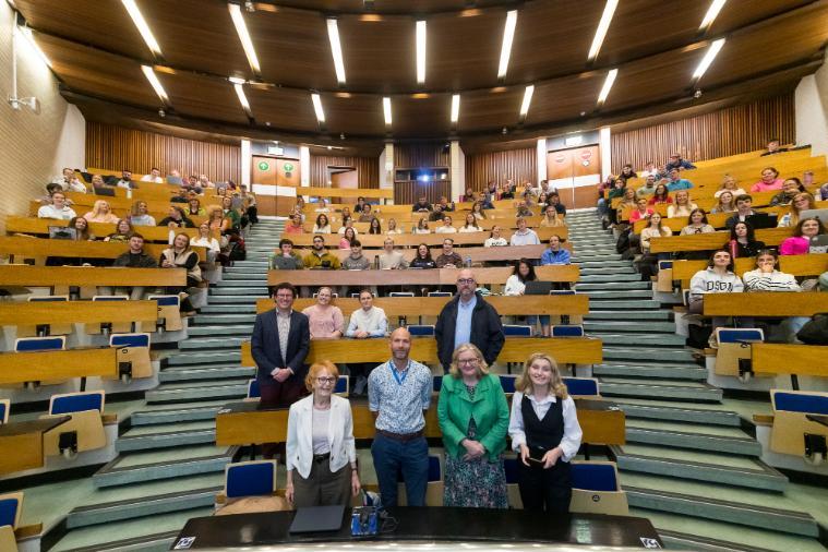 Roebuck Medal ceremony, academics and PhD student